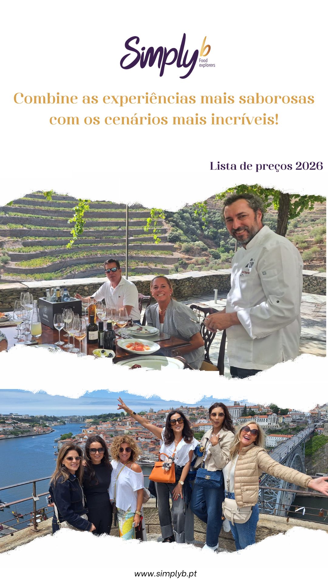 PREÇÁRIO TOURS 2026